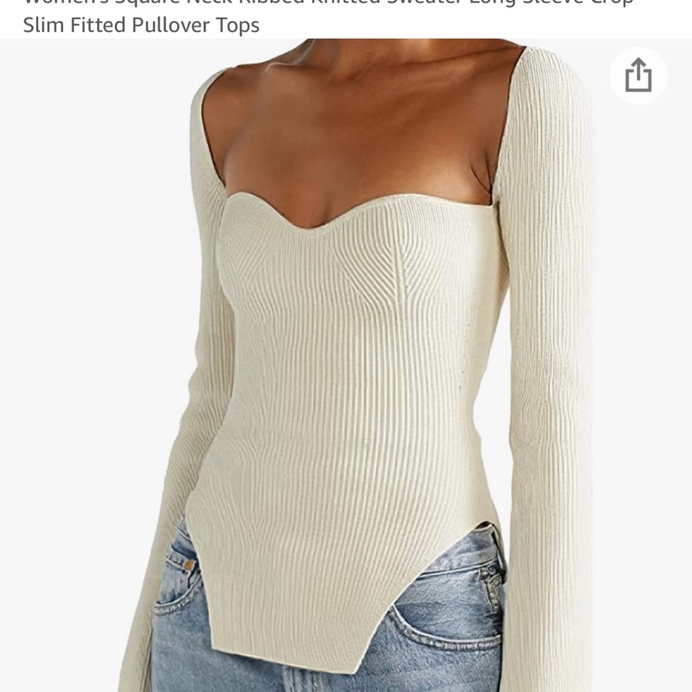 fitted sweater